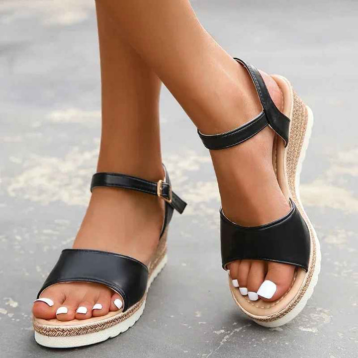 Lightweight Platform Wedge Sandals